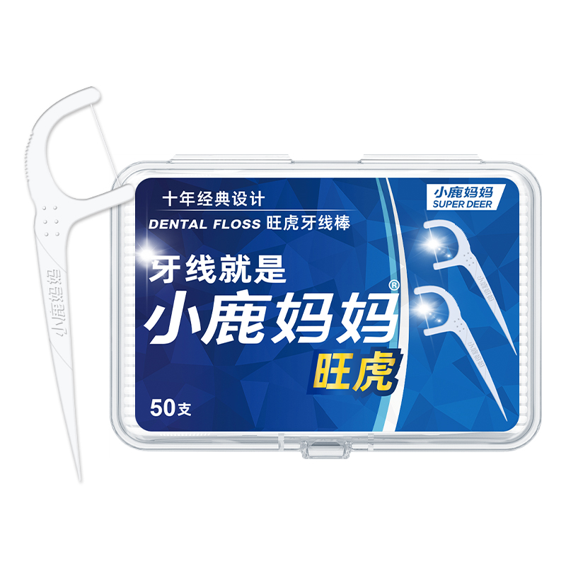 小鹿妈妈旺虎牙线棒50支